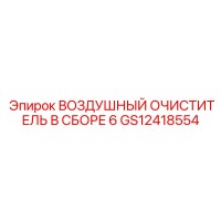 GS12418554 ВОЗДУШНЫЙ ОЧИСТИТЕЛЬ В СБОРЕ 6 Epiroc