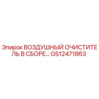 GS12471863 ВОЗДУШНЫЙ ОЧИСТИТЕЛЬ В СБОРЕ Epiroc