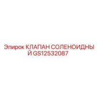 GS12532087 КЛАПАН СОЛЕНОИДНЫЙ Epiroc
