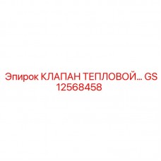 GS12568458 КЛАПАН ТЕПЛОВОЙ - Epiroc
