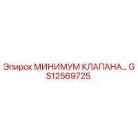 GS12569725 МИНИМУМ КЛАПАНА Epiroc