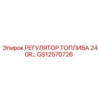 GS12570726 РЕГУЛЯТОР ТОПЛИВА 240R Epiroc