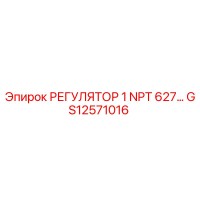 GS12571016 РЕГУЛЯТОР 1 NPT 627 Epiroc