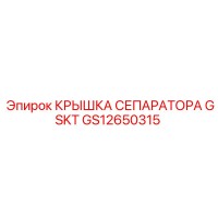 GS12650315 КРЫШКА СЕПАРАТОРА GSKT Epiroc