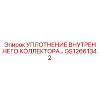 GS12661342 УПЛОТНЕНИЕ ВНУТРЕННЕГО КОЛЛЕКТОРА | Epiroc