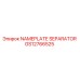GS12766525 NAMEPLATE SEPARATOR Epiroc