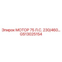 GS13025154 МОТОР 75 Л.С. 230/460… Epiroc