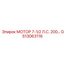 GS13063116 МОТОР 7-1/2 Л.С. 200В Epiroc