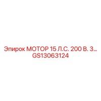 GS13063124 МОТОР 15 Л.С. 200В Epiroc