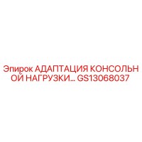 GS13068037 АДАПТАЦИЯ КОНСОЛЬНОЙ НАГРУЗКИ Epiroc