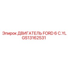 GS13162531 ДВИГАТЕЛЬ FORD 6 C.YL Epiroc