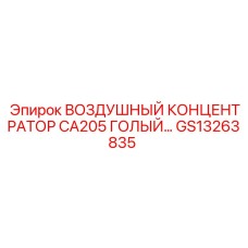 GS13263835 ВОЗДУШНЫЙ КОНЦЕНТРАТОР CA205 ГОЛЫЙ Epiroc
