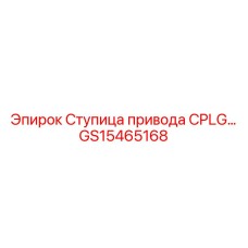 GS15465168 Ступица привода CPLG Epiroc