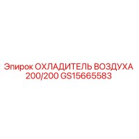 GS15665583 ОХЛАДИТЕЛЬ ВОЗДУХА 200/200 Epiroc
