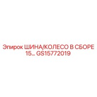 GS15772019 ШИНА/КОЛЕСО В СБОРЕ 15 Epiroc