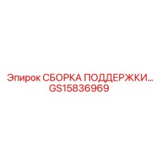 GS15836969 СБОРКА ПОДДЕРЖКИ - Epiroc
