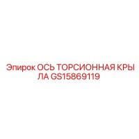 GS15869119 ОСЬ ТОРСИОННАЯ КРЫЛА | Epiroc