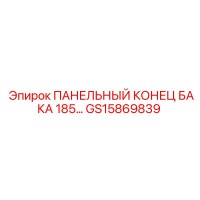 GS15869839 ПАНЕЛЬНЫЙ КОНЕЦ БАКА 185 Epiroc