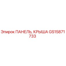 GS15871733 ПАНЕЛЬ, КРЫША | Epiroc