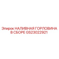 GS23022921 Наливная горловина в сборе Epiroc