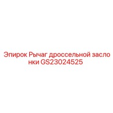 Фото рычага дроссельной заслонки GS23024525