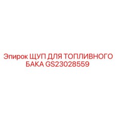 GS23028559 ЩУП ДЛЯ ТОПЛИВНОГО БАКА Epiroc