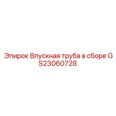 GS23060728 Впускная труба в сборе Epiroc