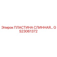 GS23061372 ПЛАСТИНА СЛИННАЯ Epiroc