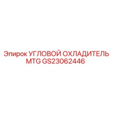 Оригинальный угловой охладитель GS23062446 MTG от производителя Epiroc