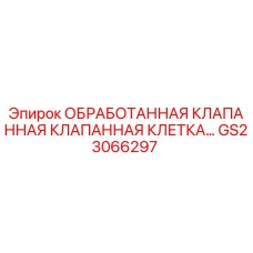 GS23066297 ОБРАБОТАННАЯ КЛАПАННАЯ КЛАПАННАЯ КЛЕТКА Epiroc