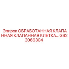 GS23066304 ОБРАБОТАННАЯ КЛАПАННАЯ КЛАПАННАЯ КЛЕТКА Epiroc