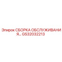 GS32032213 СБОРКА ОБСЛУЖИВАНИЯ Epiroc