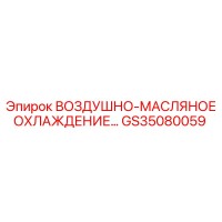 GS35080059 ВОЗДУШНО-МАСЛЯНОЕ ОХЛАЖДЕНИЕ Epiroc