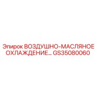 GS35080060 ВОЗДУШНО-МАСЛЯНОЕ ОХЛАЖДЕНИЕ Epiroc