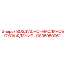 GS35080061 ВОЗДУШНО-МАСЛЯНОЕ ОХЛАЖДЕНИЕ Epiroc