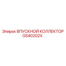 GS40202X ВПУСКНОЙ КОЛЛЕКТОР Epiroc