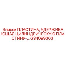 GS4099303 ПЛАСТИНА, УДЕРЖИВАЮЩАЯ ЦИЛИНДРИЧЕСКУЮ ПЛАСТИНУ Epiroc