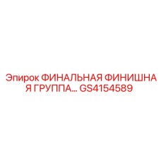 GS4154589 ФИНАЛЬНАЯ ФИНИШНАЯ ГРУППА Epiroc