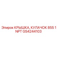 GS4244103 КРЫШКА, КУЛАЧОК 855 1NPT Epiroc