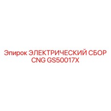 GS50017X ЭЛЕКТРИЧЕСКИЙ СБОР CNG Epiroc