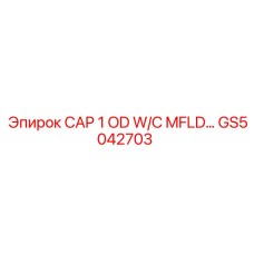 GS5042703 CAP 1 OD W/C MFLD… Epiroc