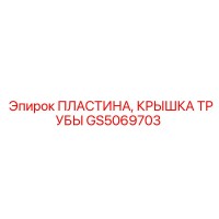 GS5069703 ПЛАСТИНА, КРЫШКА ТРУБЫ Epiroc