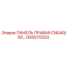 GS5070333 ПАНЕЛЬ ПРАВАЯ CNG40/50 Epiroc