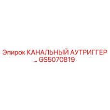 Оригинальный канальный аутриггер GS5070819 производства Epiroc