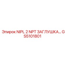 GS5101801 NIPL 2 NPT ЗАГЛУШКА Epiroc