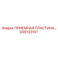 GS5133101 ПРИЕМНАЯ ПЛАСТИНА Эпирок