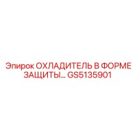 GS5135901 ОХЛАДИТЕЛЬ В ФОРМЕ ЗАЩИТЫ Epiroc