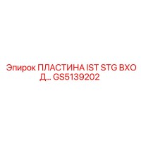 GS5139202 ПЛАСТИНА IST STG ВХОД Epiroc