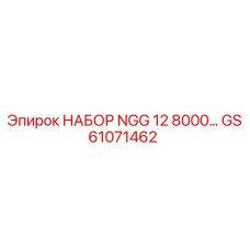 GS61071462 НАБОР NGG 12 8000 Epiroc