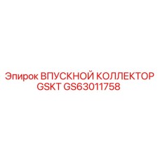 GS63011758 ВПУСКНОЙ КОЛЛЕКТОР GSKT Epiroc